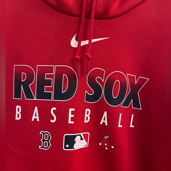 Boston Red Sox Nike Authentic Collection Therma Performance Pullover Hoodie - Picture 4 of 6